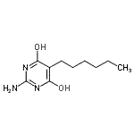 CAS#: 500161-29-5， 2-Amino-5-Hexyl-6-Hydroxy-4(1H)-Pyrimidinone