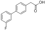 结构式 CAS# 5002-38-0, (3'-氟-联苯-4-基)-乙酸