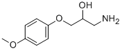 structure of CAS# 5002-93-7, 1-Amino-3-(4-Methoxyphenoxy)Propan-2-Ol;1-Amino-3-(4-Methoxyphenoxy)Propan-2-Ol, 95+%;1-AMINO-3-(4-METHOXYPHENOXY)PROPAN-2-OL;4-(3-Amino-2-Hydroxypropoxy)Anisole