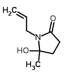 CAS#: 500227-18-9， 1-Allyl-5-Hydroxy-5-Methyl-2-Pyrrolidinone