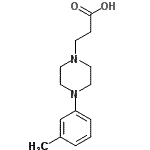 CAS#: 500294-64-4， 3-[4-(3-Methylphenyl)-1-Piperazinyl]Propanoic Acid