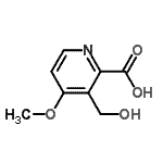 CAS#: 500372-12-3， 3-(Hydroxymethyl)-4-Methoxy-2-Pyridinecarboxylic Acid