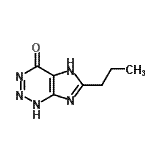 CAS#: 500533-89-1， 6-Propyl-1,5-Dihydro-4H-Imidazo[4,5-d][1,2,3]Triazin-4-One