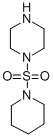 structure of CAS# 500587-48-4, 1-(Piperidin-1-Yl-Sulfonyl)-Piperazine;1-(1-Piperidylsulfonyl)Piperazine;1-Piperidinosulfonylpiperazine;Nsc142486