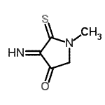 CAS#: 500879-06-1， 4-Imino-1-Methyl-5-Thioxo-3-Pyrrolidinone