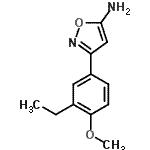 CAS#: 501117-30-2， 3-(3-Ethyl-4-Methoxyphenyl)-1,2-Oxazol-5-Amine