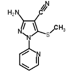 CAS#: 501656-23-1， 3-Amino-5-(Methylsulfanyl)-1-(2-Pyridinyl)-1H-Pyrazole-4-Carbonitrile
