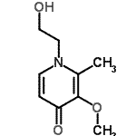 CAS#: 501688-92-2， 1-(2-Hydroxyethyl)-3-Methoxy-2-Methyl-4(1H)-Pyridinone