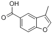structure of CAS# 501892-99-5, 3-Methylbenzofuran-5-Carboxylic Acid;3-METHYLBENZOFURAN-5-CARBOXYLIC ACID