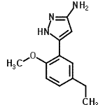 CAS#: 501903-15-7， 5-(5-Ethyl-2-Methoxyphenyl)-1H-Pyrazol-3-Amine