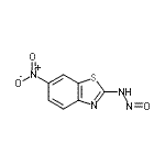 CAS#: 502170-84-5， 6-Nitro-N-Nitroso-1,3-Benzothiazol-2-Amine
