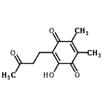 CAS#: 502182-47-0， 2-Hydroxy-5,6-Dimethyl-3-(3-Oxobutyl)-1,4-Benzoquinone
