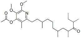 CAS#: 5024-36-2， 13-(4-Acetyloxy-5,6-Dimethoxy-3-Methyl-2-Pyridyl)-3,5,7,11-Tetramethyl-4-Tridecanone