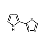CAS#: 50269-84-6， 2-(1H-Pyrrol-2-Yl)-1,3,4-Thiadiazole