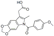 CAS#: 50332-05-3， 5-(p-Anisoyl)-6-Methyl-5H-1,3-Dioxolo[4,5-f]Indole-7-Acetic Acid