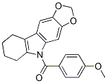 CAS#: 50332-26-8， 5-(p-Anisoyl)-6,7,8,9-Tetrahydro-5H-1,3-Dioxolo[4,5-b]Carbazole