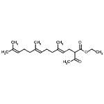 CAS#: 50340-51-7， Ethyl (4E,8E)-2-acetyl-5,9,13-trimethyl-4,8,12-tetradecatrienoate
