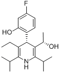 CAS#: 503610-10-4， (aS,4S)-5-Ethyl-4-(4-Fluoro-2-Hydroxyphenyl)-alpha-Methyl-2,6-Bis(1-Methylethyl)-3-Pyridinemethanol