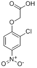 结构式 CAS# 5037-04-7, (2-氯-4-硝基苯氧基)乙酸