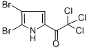 结构式 CAS# 50371-52-3, 2,2,2-三氯-1-(4,5-二溴-1H-吡咯-2-基)-1-乙酮