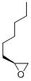 structure of CAS# 50418-68-3, (2S)-2-Hexyl-Oxirane