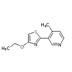 CAS#: 504390-20-9， 3-(4-Ethoxy-1,3-Thiazol-2-Yl)-4-Methylpyridine