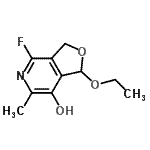 CAS#: 50441-59-3， 1-Ethoxy-4-Fluoro-6-Methyl-1,3-Dihydrofuro[3,4-c]Pyridin-7-Ol