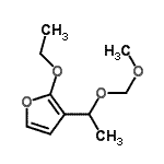 CAS#: 504425-32-5， 2-Ethoxy-3-[1-(Methoxymethoxy)Ethyl]Furan
