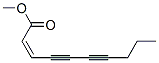CAS 登录号：505-01-1， (Z)-2-癸烯-4,6-二炔酸甲酯