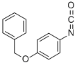 structure of CAS# 50528-73-9, 4-Benzyloxyphenyl Isocyanate;1-(Benzyloxy)-4-Isocyanato-Benzene;487368_Aldrich;Nsc82829