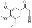 structure of CAS# 50606-35-4, 3,4,5-Trimethoxybenzoylacetonitrile;3,4,5-TRIMETHOXYBENZOYLACETONITRILE