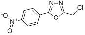 结构式 CAS# 50677-30-0, 2-(氯甲基)-5-(4-硝基苯基)-1,3,4-恶二唑
