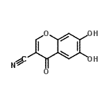 CAS#: 50743-44-7， 6,7-Dihydroxy-4-Oxo-4H-Chromene-3-Carbonitrile