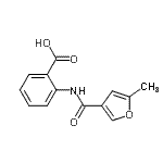 CAS#: 507463-78-7， 2-[(5-Methyl-3-Furoyl)Amino]Benzoic Acid