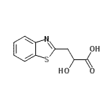 CAS#: 507463-89-0， 3-(1,3-Benzothiazol-2-Yl)-2-Hydroxypropanoic Acid