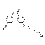 CAS#: 50793-87-8， 4-Cyanophenyl 4-(Hexyloxy)Benzoate