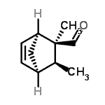 CAS 登录号：509149-30-8， (1S,2S,3S,4R)-2,3-二甲基双环[2.2.1]庚-5-烯-2-甲醛