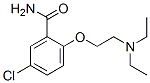 structure of CAS# 5092-73-9, 5-Chloro-2-[2-(Diethylamino)Ethoxy]Benzamide;5-Chloro-2-(2-(Diethylamino)Ethoxy)Benzamide;Amide Dell'acido-2-Dietilaminoetilossi-5-Clorobenzoico [Italian];Benzamide, 5-Chloro-2-(2-(Diethylamino)Ethoxy)-