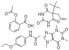 CAS#: 51005-25-5， Aspirin, Butalbital And Caffeine Mixture