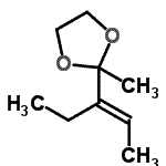 CAS#: 51006-96-3， 2-Methyl-2-[(2E)-2-Penten-3-Yl]-1,3-Dioxolane