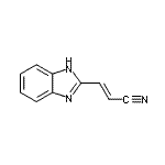 CAS 登录号：51100-89-1， (2E)-3-(1H-苯并咪唑-2-基)丙烯腈