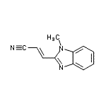CAS#: 51100-90-4， (2E)-3-(1-Methyl-1H-Benzimidazol-2-Yl)Acrylonitrile