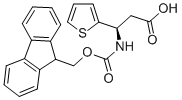 结构式 CAS# 511272-45-0, 芴甲氧羰基-(R)-3-氨基-3-(2-噻吩基)-丙酸