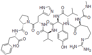 CAS#: 51274-62-5， Sar(1)-Val(5)-Angiotensin II