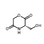 CAS#: 512802-58-3， (3S)-3-(Hydroxymethyl)-2,5-Morpholinedione