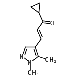 CAS#: 512812-91-8， (2E)-1-Cyclopropyl-3-(1,5-Dimethyl-1H-Pyrazol-4-Yl)-2-Propen-1-One