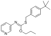 CAS#: 51308-62-4， S-((4-(1,1-Dimethylethyl)Phenyl)Methyl) O-Propyl 3-Pyridinylcarbonimidothioate
