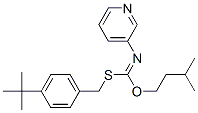 CAS#: 51308-70-4， S-((4-(1,1-Dimethylethyl)Phenyl)Methyl) O-(3-Methylbutyl) 3-Pyridinylcarbonimidothioate