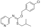 CAS#: 51308-77-1， O-((4-Chlorophenyl)Methyl) S-(2-Methylpropyl) 3-Pyridinylcarbonimidothioate