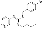 CAS#: 51308-80-6， S-(4-Bromophenyl)Methyl S-Butyl 3-Pyridinylcarbonimidodithioate